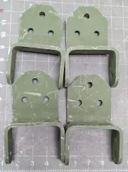 4 Pack 3.25” Wide ¼” Thick Post Base, Deck, Fence, Mailbox, Pergola Supports