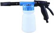 Car Foam Sprayer, Foam Blaster with 3/8" Connector and Washing Mitts for Garden Hose, Adjustment Ratio Dial Foam Watering Can, Quick Connect to Garden Hose Snow Foam Lance