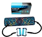 Push Up Board, Foldable Pushup Stands System, Multifunctional Home Workout Equipment, Professional Strength Training Aid for Men, Women, Fitness Enthusiasts