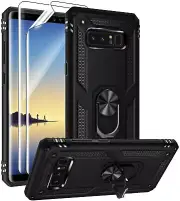 For Samsung Galaxy Note 8 Case Scratch Resistant Hard Protective PC Cover Black