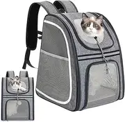 Dog Backpack Carrier,Breathable Kitten Carry Pouch Puppy Backpack | Reflective Strip Pet Carrying Bag Dog Travel Pouch for Puppy Kitten Toys Snacks