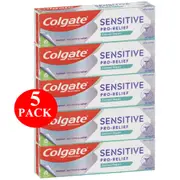 5 x Colgate Sensitive Toothpaste Pro-relief Enamel Repair 110g