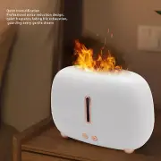 US Flame Air Diffuser Humidifier USB Quiet 7 Colors Light Auto Shutdown Function