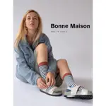 法國品牌BONNE MAISON 舒適埃及棉中筒襪