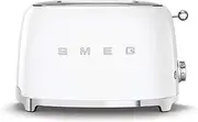[Smeg] TSF01WHEU Toaster for Two Slices TSF01WHEU-white, 950 W, Black