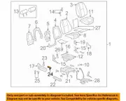 GM OEM 06-14 Avalanche Seats Tracks Front Seat Components-Seat Switch 12451498 (for: Chevrolet)
