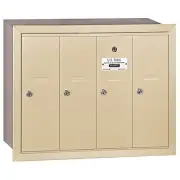 Salsbury Recessed Mounted Vertical Mailbox with Master Commercial Lock
