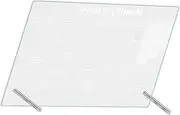 Parliky Erasable Tabletop Memo Board Small Portable Desk Planner Acrylic Schedule Board