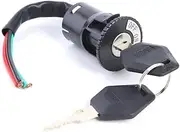 Electric Bicycle Power Lock Portable Waterproof Cycling Elements Ignition Switch Key Fit for E-Scooter Bike Accessories(Large)