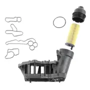 11428507697 Car Oil Filter Housing for 1 3 4 5 Series X3 X5 F30 F10 E90 Oil Radiator Filter Housing Black