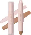KIMUSE Dual Cream Contour Stick, 2-In-1 Contouring & Highlight Stick, Long La...
