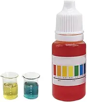 Moreeulsi PH Reagent Test Drops,Accurate PH Meter for Water PH Water Tester - Aquarium Water Tester Practical PH Levels Tester for Aquarium Fish Tank