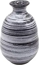 Mino Ware 464-0003 Brush Tokkuri Tokkkuri Approx. 1.5 oz (1.5 cm), Capacity: Approx. 9.5 fl oz (270 ml), Silver, Sake, Sake Bottle, Microwave, Dishwasher Safe, Made in Japan