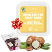 Shea Butter Soap Base - 2Lb Melt and Pour Soap Making Supplies with Organic Shea