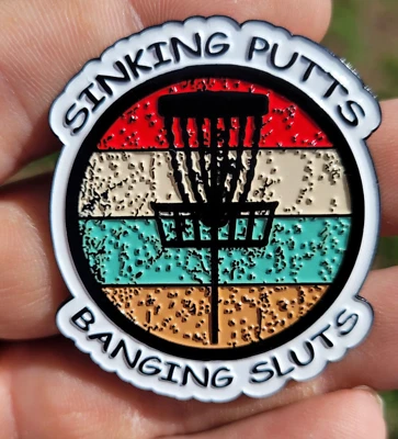 Top Quality Disc Golf Enamel Pin - Strong, detailed swag for your bag - SPBS