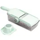 Adjustable Mandoline Slicer for Kitchen, Vegetable Chopper Slicer with Contai...