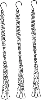 TOYANDONA 3Pcs Hanging Basket Chains for Flower Pots Durable Hook Chains for Garden Courtyard and Balcony Use Supports Up for Planters and Bird Feeders