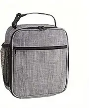 HOLADAWN Insulated Lunch Bag for Adults, Small Cooler Lunch Box for Work, Picnic, Office (Grey)