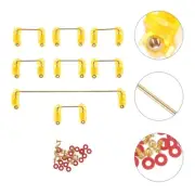 -plated Screw Satellite Shaft for Large Keycap Mechanical Keyboard Axis