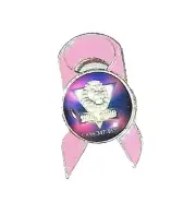 SIMBA 2000 Pink Ribbon Breast Cancer Awareness Pin Back Pin-NEW