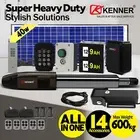 Kenner Farm 600kg E Single Swing Gate Opener with 40w Full Solar 14 Accessories