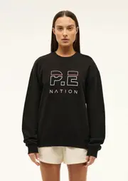 HEADS UP SWEAT IN BLACK, L