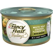 Fancy Feast Medleys White Meat Chicken Delicate Sauce Wet Cat Food 85g
