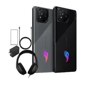 【ASUS 華碩】ROG Phone 8 5G 6.78吋(16G/512G/高通驍龍8 Gen3/5000萬鏡頭畫素/AI手機)