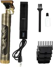 Electric Clippers Cordless Hair Clippers Clipper Cleaner Machines Hair Cutting Machine Haircut Trimer Electric Trimmer Electric Shavers Men Beard Trimmer Golden Aluminum Alloy