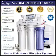 iSpring RCC7 5-Stage 75GPD Reverse Osmosis Water Filter System RO Filtration
