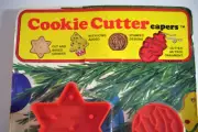 NOS Lone Toy Tree Co. Cookie cutter Capers plastic mold shapes made in USA