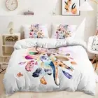 Feather Cold Ice 3D Printing Duvet Quilt Doona Covers Pillow Case Bedding Sets