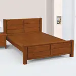 MUNA家居 瑪莎5尺實木雙人床(不含床頭櫃) 158X206X95CM
