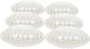 ABOOFAN 6pcs Seashell Candy Boxes Mini Shell Treat Holders for Weddings Parties and Halloween Decorations for Organizing Trinkets and Accessories