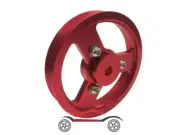Red Underdrive Lightened Crank Pulley 2002-2008 Mini Cooper S R52 R53 1.6L SOHC