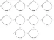 10Pcs Turbo Down Pipe Gasket, Stainless Steel Muffler Tube Turbo, Sturdy Gasket Downpipe Flange for GT30 GT35 T3 T2 T4 T6