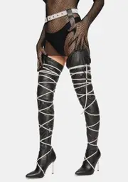 [AZALEA WANG] Argo Wrap Stiletto Boots