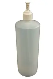 10 X 250ML Plastic Round Bottle & Finger Spray Atomiser HDPE Food Grade 28/410