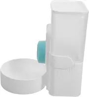 DRESSOOS Cat Feeder Dispenser Automatic Water Feeder Detachable Bowl Gravity-Filled Cat