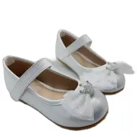 在飛比找博客來優惠-台灣製甜美皇冠公主鞋-白色 另有粉色可選 (V004-1) 