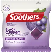 Nestle Soothers Throat Lozenges Blackcurrant 30 pack