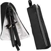 ReignSword Hair Tools Travel Bag, Heat Resistant Hot Iron Holder, Portable Hot Iron Mat for Curling Iron, Flat Iron, Hair Straightener (Black)