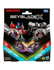 [Beyblade] Transformers Collab Optimus Prime 4-60P VS. Megatron 4-80B