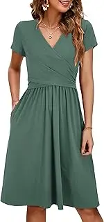 [OUGES] Women's 1950s Sleeveless Patchwork Print Vintage Flare Dresses