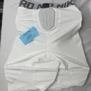 Nike AQ0751-100 Pro Hyperstrong Padded Compression Football Shorts White - 2XL