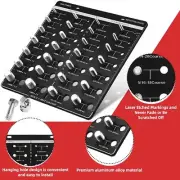 Nut and Bolt Thread Checker 28 Thread Identifier Gauge Inch Metric Screw Size