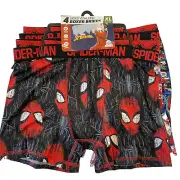 Marvel Boys Spider Man Boxer Briefs Underwear 4 Pack Size XL 14-16 NWT