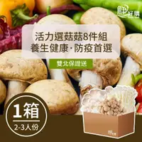 在飛比找ETMall東森購物網優惠-【鮮好購】活力選菇菇箱X1箱