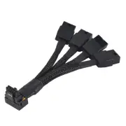 12VHPWR Connector 90-Degree Elbow Cable GPU RTX4090 RTX4080 Series V5U72178