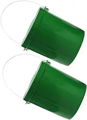 2pcs Fishing Bait Container Bucket Ventilation Live Lures Storage Lightweight for Anglers